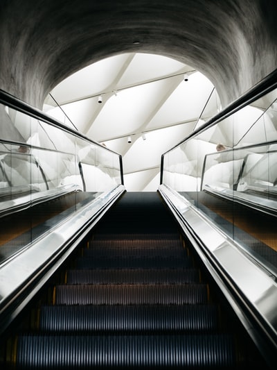 Gray escalator photos
